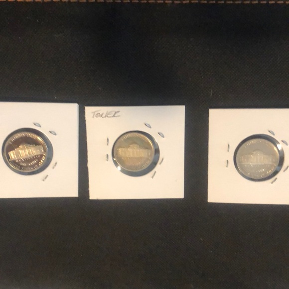 Lot of 3 BU Jefferson Proof “S” Nickels .05 - Picture 7 of 8